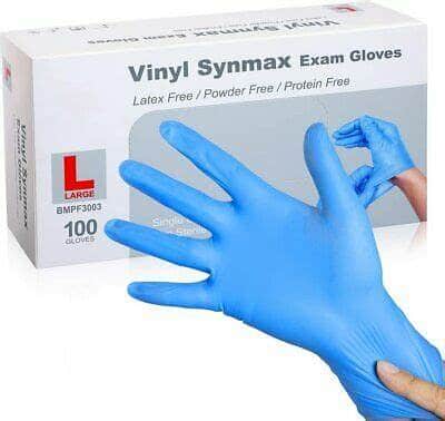 synmax vinyl gloves L1